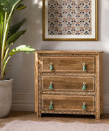Tassel Vegan Inlay Chest of Drawers