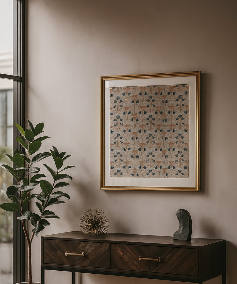 Palm Spear Antique Gold Wall Art