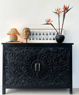 Carvred Coal Console - Zufolo Designs