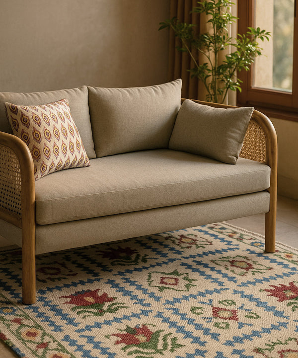 Teak Cane Chair / Sofa