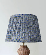 Noir Bloom Pleated Print Lampshade