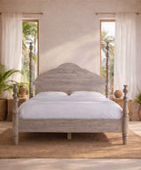 Konkan Acacia Wood Bed