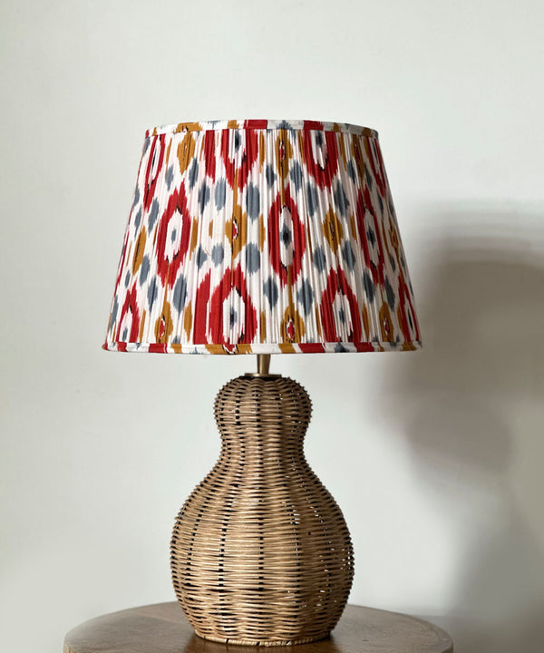 Cane Ember Ikat Table Lamp