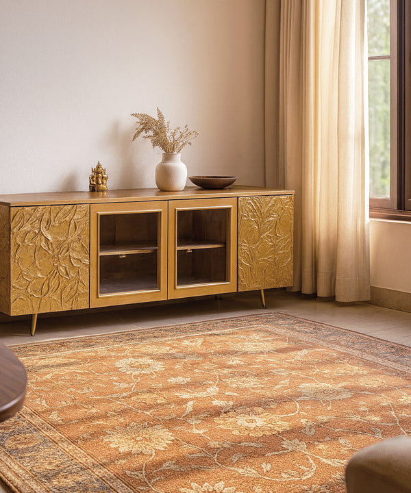 Gold Textured Midia Unit