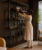 Teak Evolved Book Display cabinet / Bookcase - Zufolo Designs