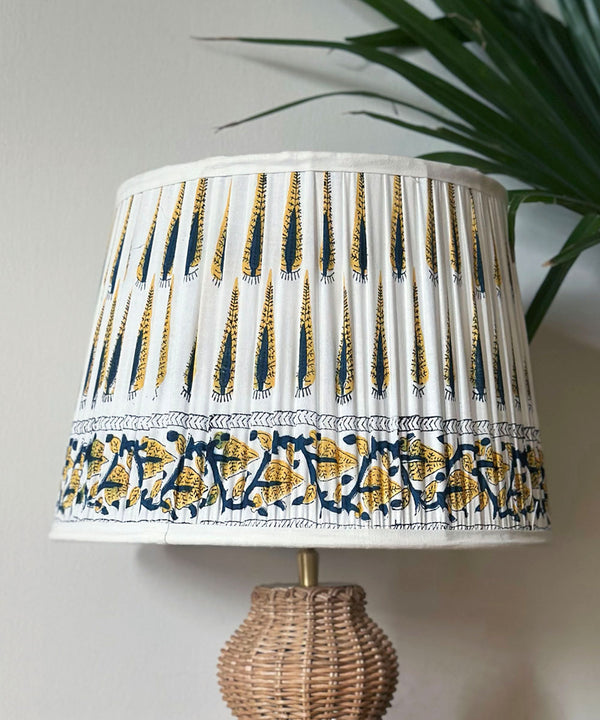 Harvest Feather Pleated Shade