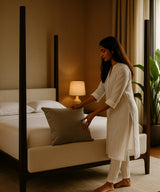 Coal Canopy Bed