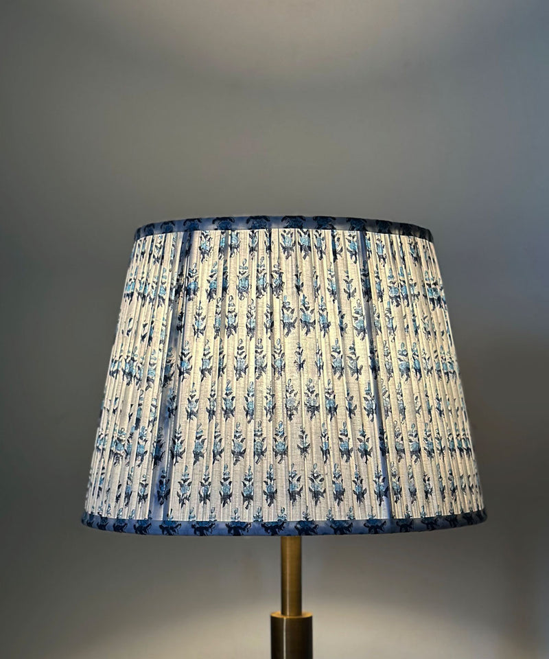 Pleated Floral Lamp Shade