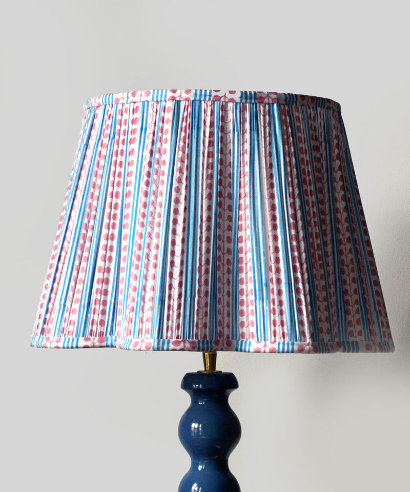 Blush & Sky Striped Shade