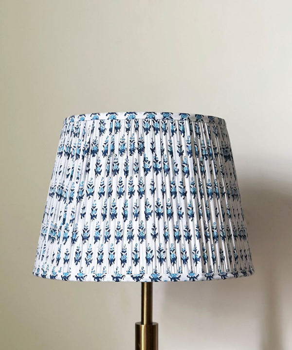 Pleated Floral Lamp Shade