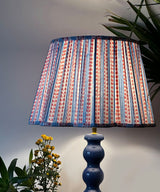 Blush & Sky Striped Shade