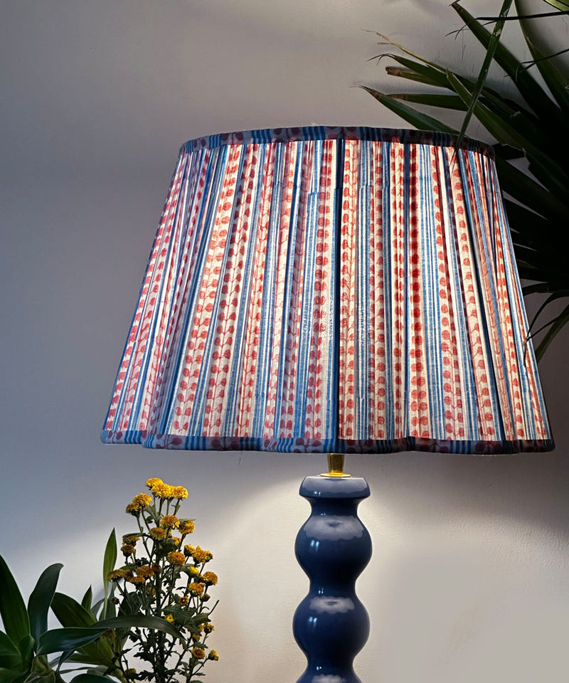Blush & Sky Striped Shade