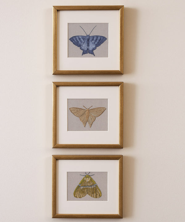 Silver Butterfly Wall Art