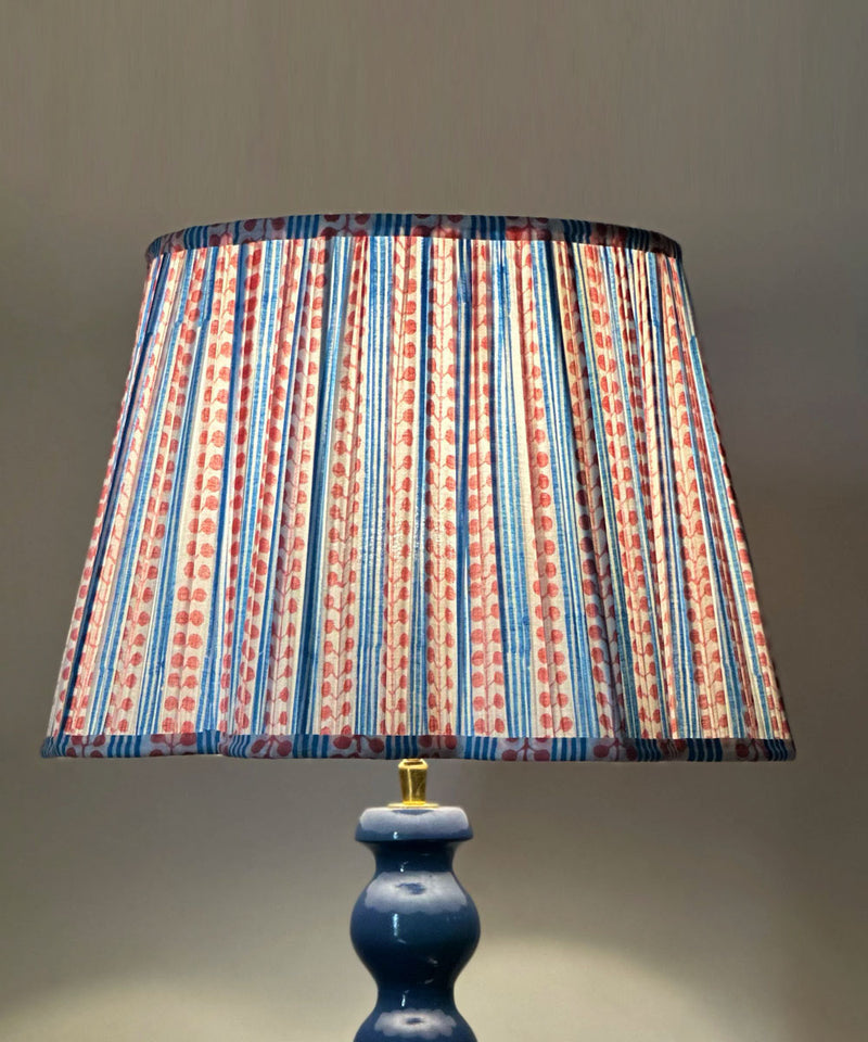 Blush & Sky Striped Shade