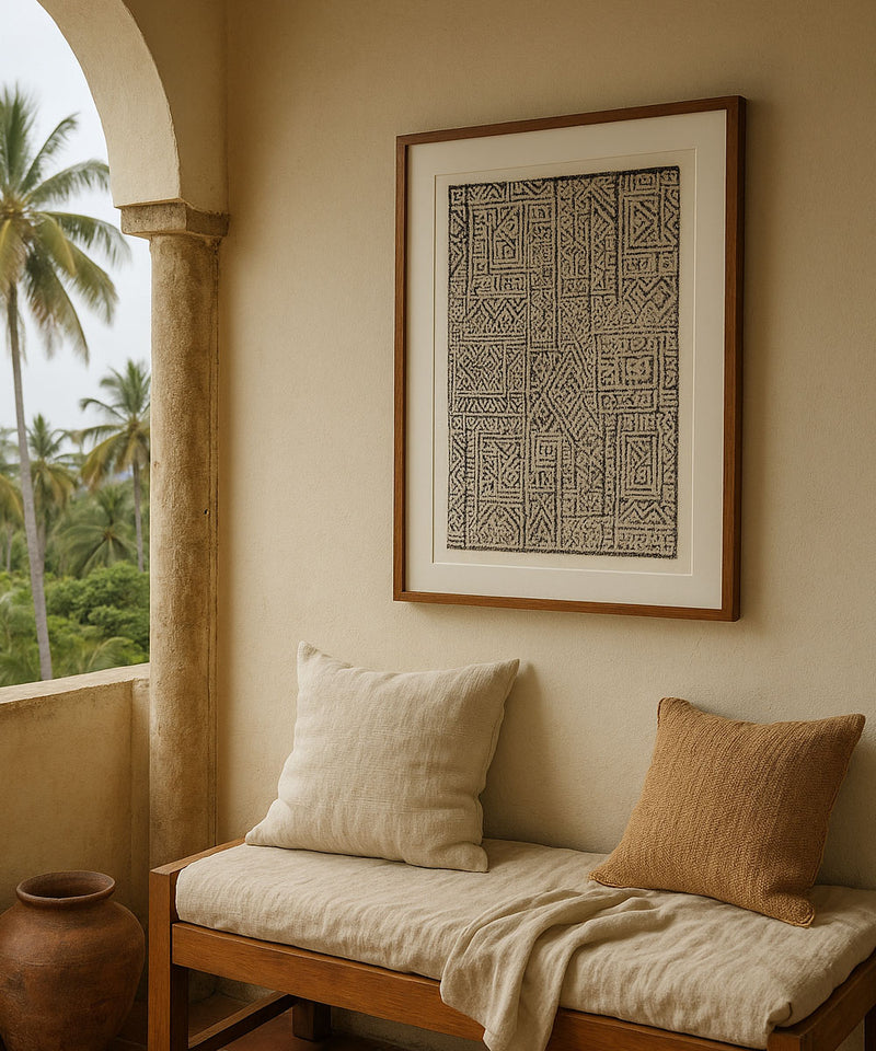 Large natural zoro wall art - Zufolo Designs