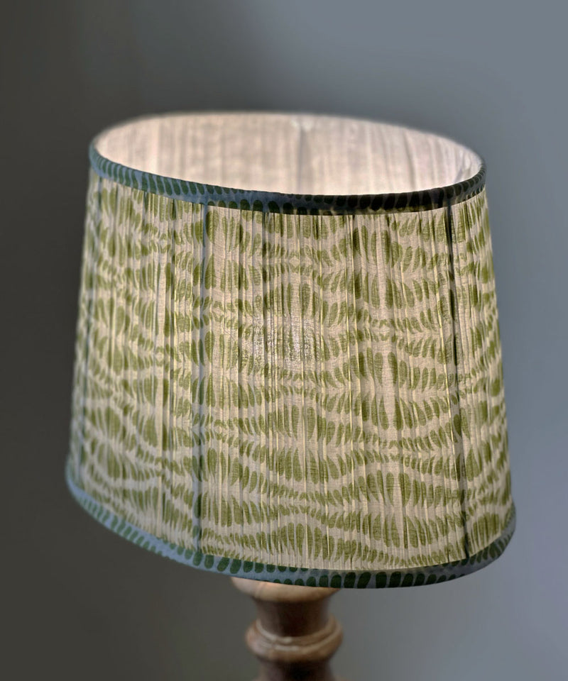 Olive Mist Wooden Table Lamp