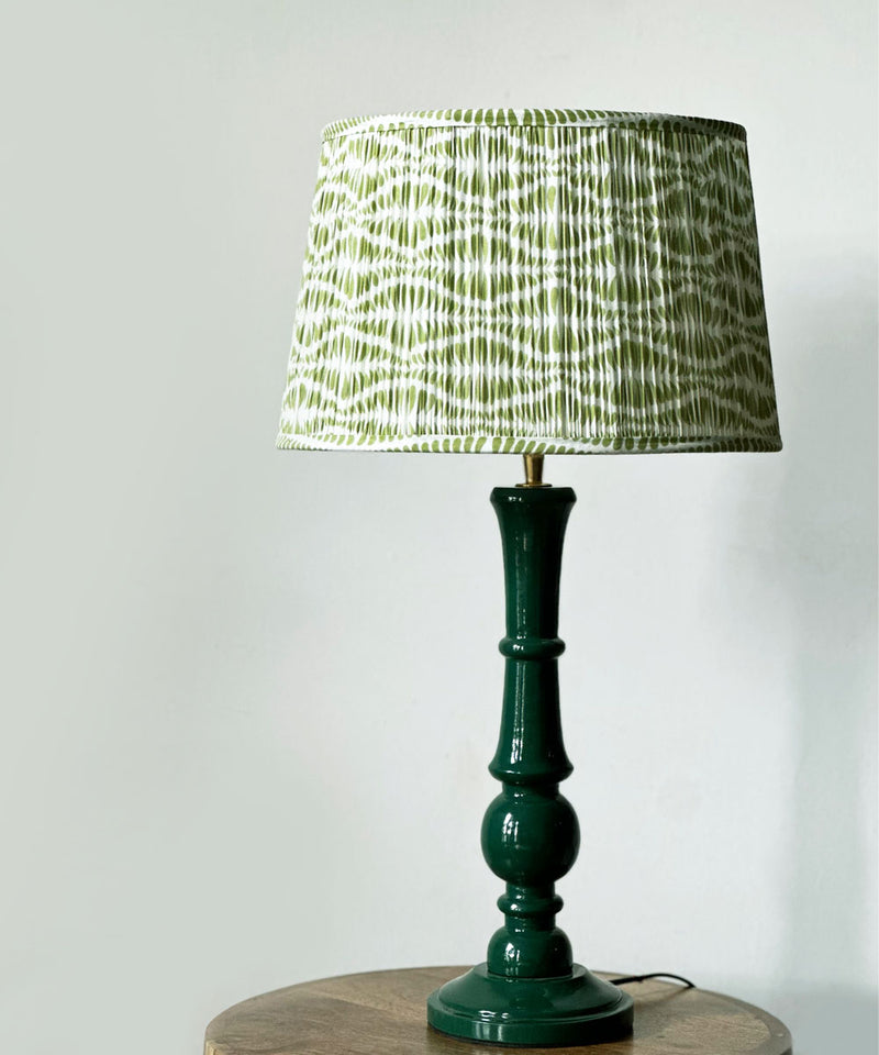 Forest Mist Pleated Lamp