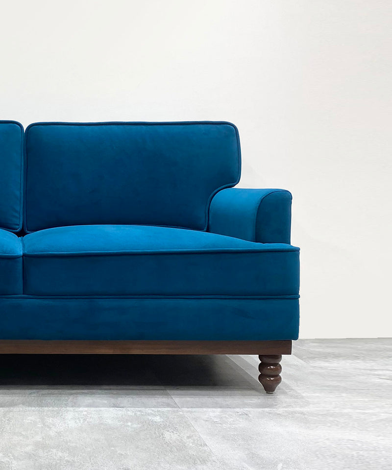 Eton Peacock Blue Three Seater Sofa