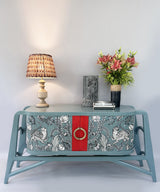 Cheetah Grove Hand-Painted Sideboard / Console