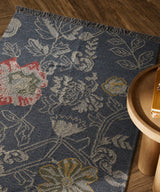 Floral Knotted Rug