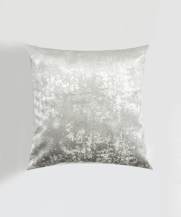 Silver Velvet Cushion Cover