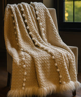 Snowy Carol Throw Blanket - Zufolo Designs