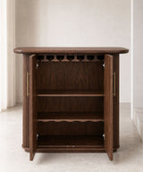 Hudson Fluted Bar Cabinet