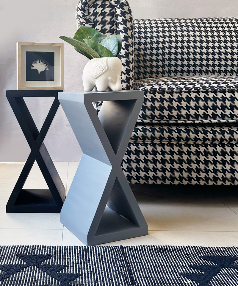 Monochrome End Table Set Of Two