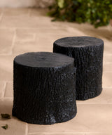 Weatherproof Bark Fibre Stool