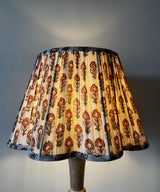Floral Buti Scallop Cotton Lampshade