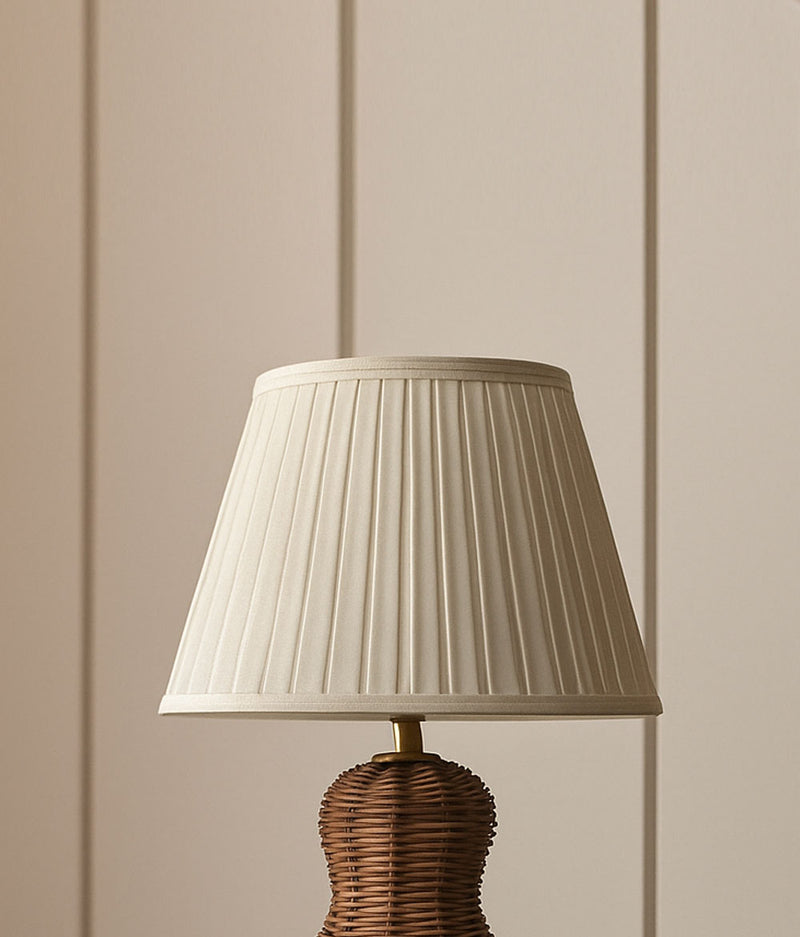 Coastal Calm Pleated Lamp Shade
