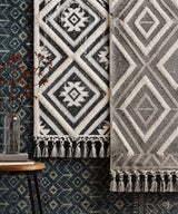 Fallen Night Snow Flake Rug