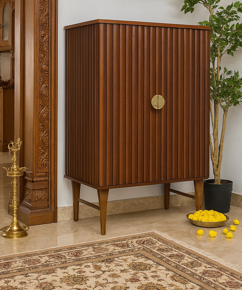 Panelled Dual Bar Cabinet