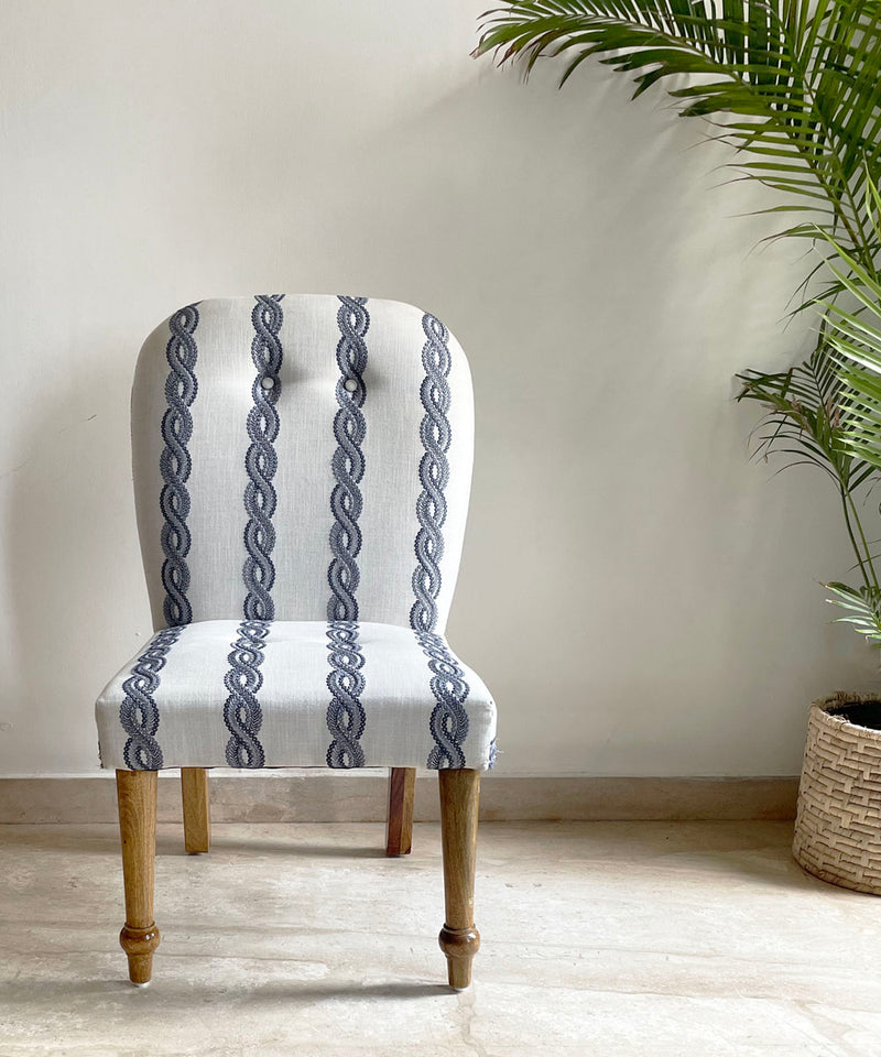 Embroidered Dining Chair