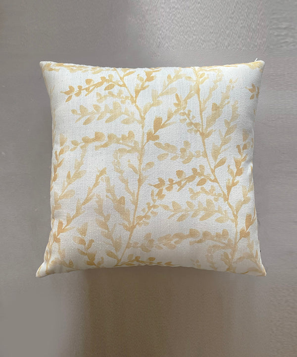 Yellow leaf Cushion Cover