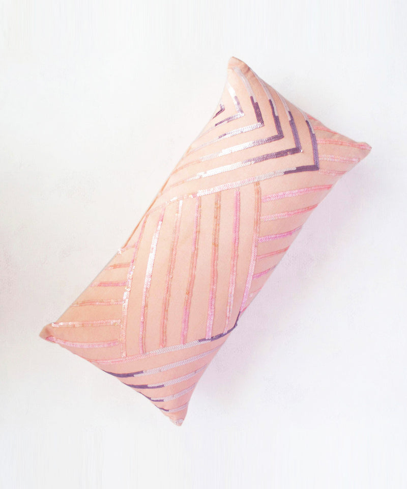 Ombre Embroidered cushion
