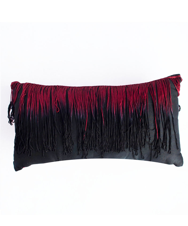 Ombre Fringed cushion