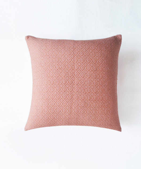 Summer Peach Quilted Cushion Cover