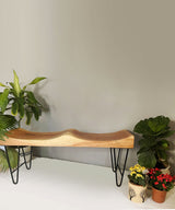 The Log Two Seater Bench