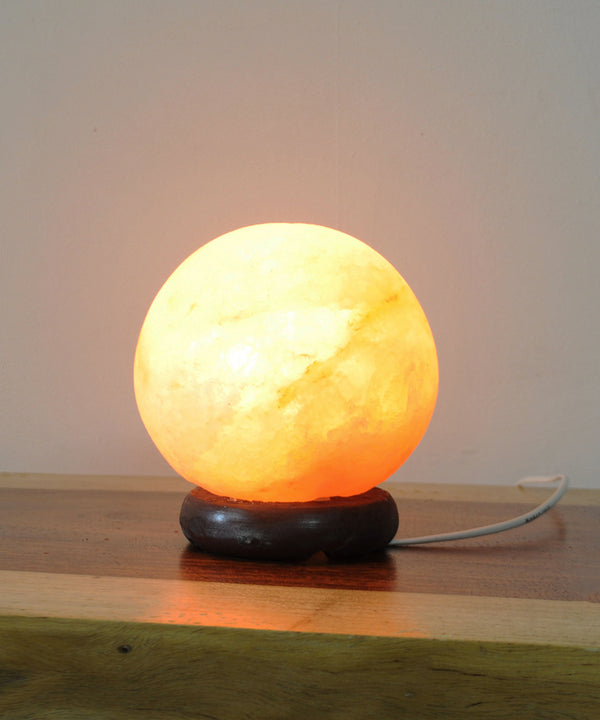 Globe Sea Salt Lamp