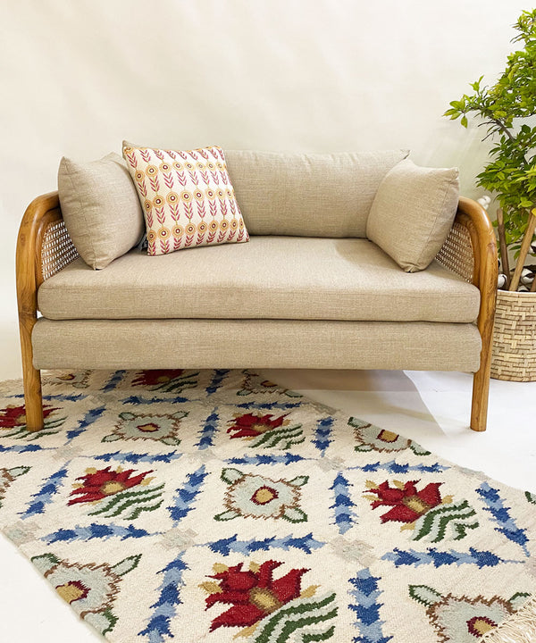 Teak Cane Chair / Sofa - Zufolo Designs