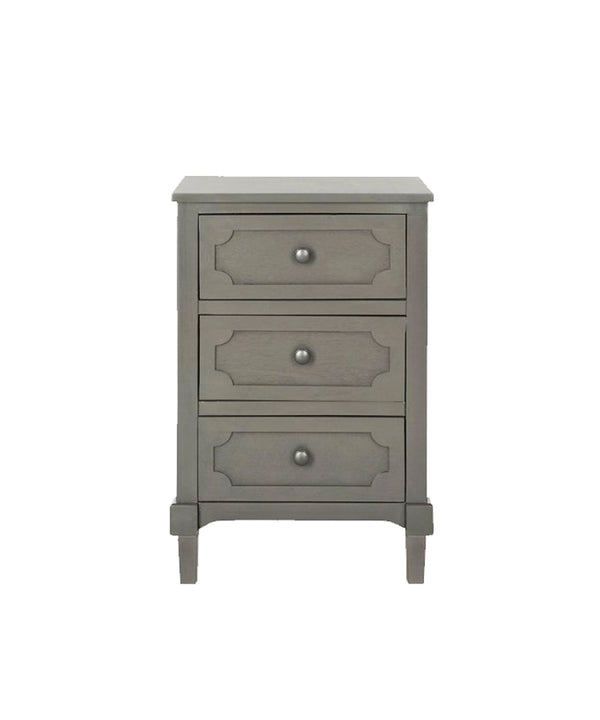 Grey Distressed Night Stand / End Table